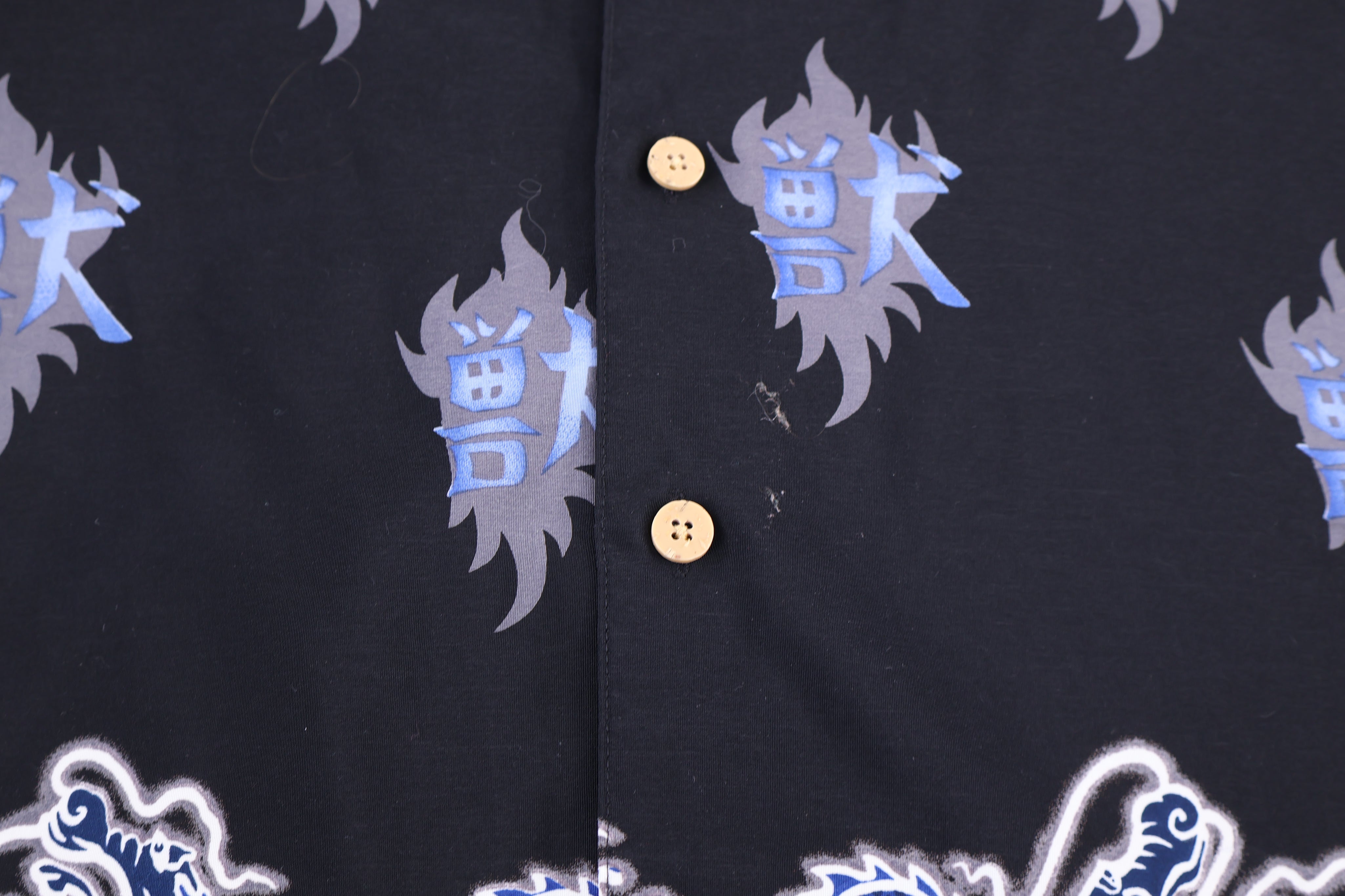 Y2K XG Dragons Graphic Button Down - Shirts & Tops - Thrifted Threads