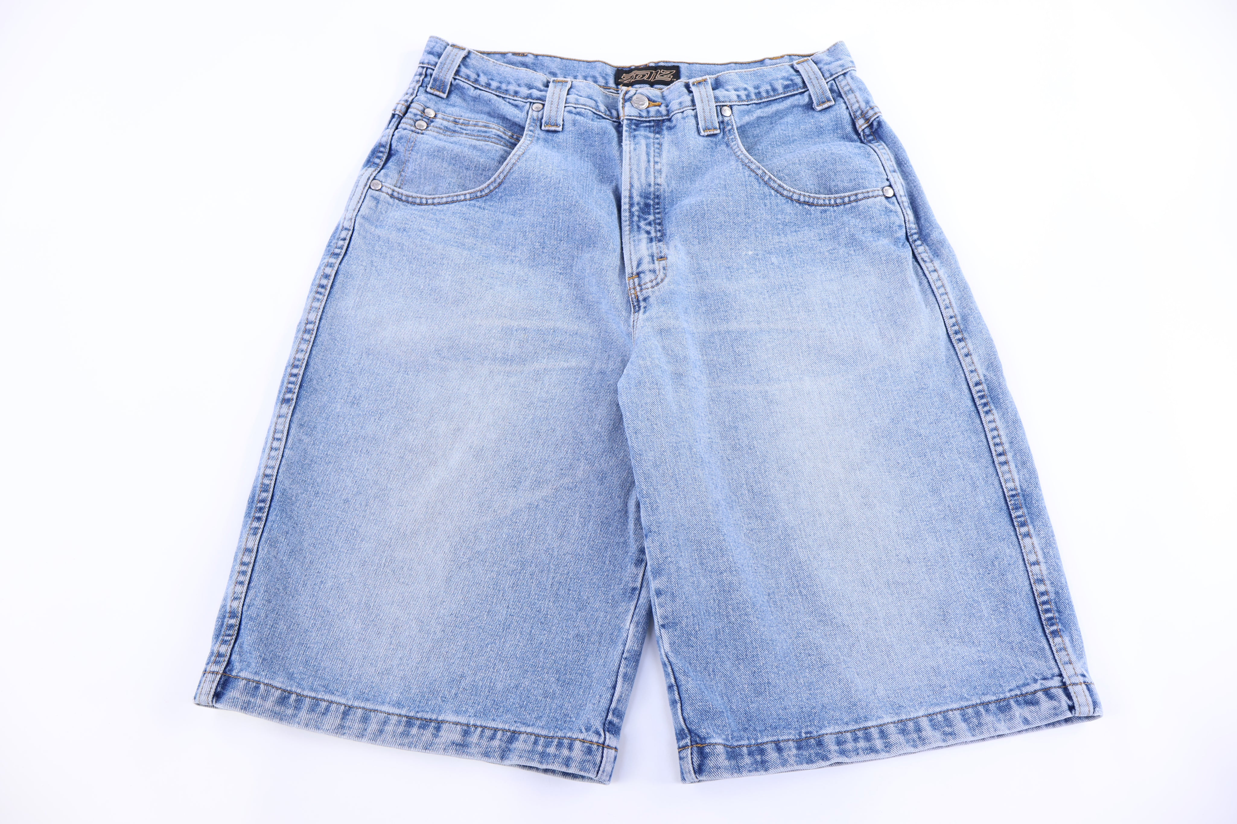 Y2K Zonz Light Wash Denim Shorts - Pants/Shorts - Thrifted Threads