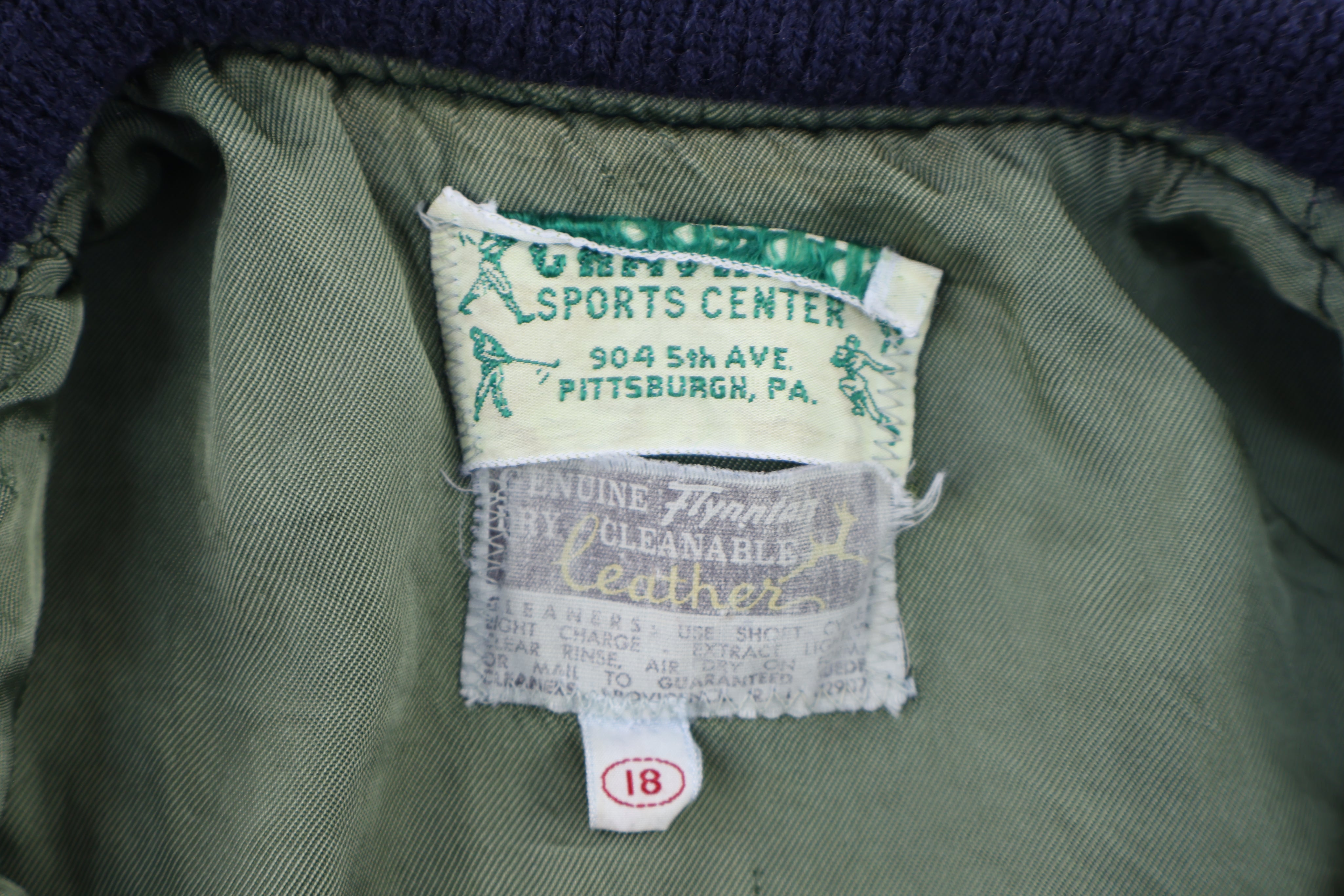 Youth 1977 Yellow & Blue Varsity Jacket - Jacket - Thrifted Threads