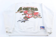 Youth 1988 San Francisco 49ers Football Graphic Sweatshirt - ThriftedThreads.com