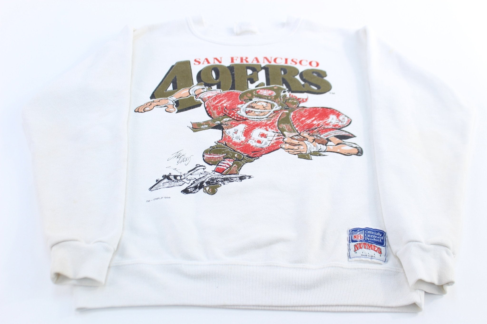 Youth 1988 San Francisco 49ers Football Graphic Sweatshirt - ThriftedThreads.com