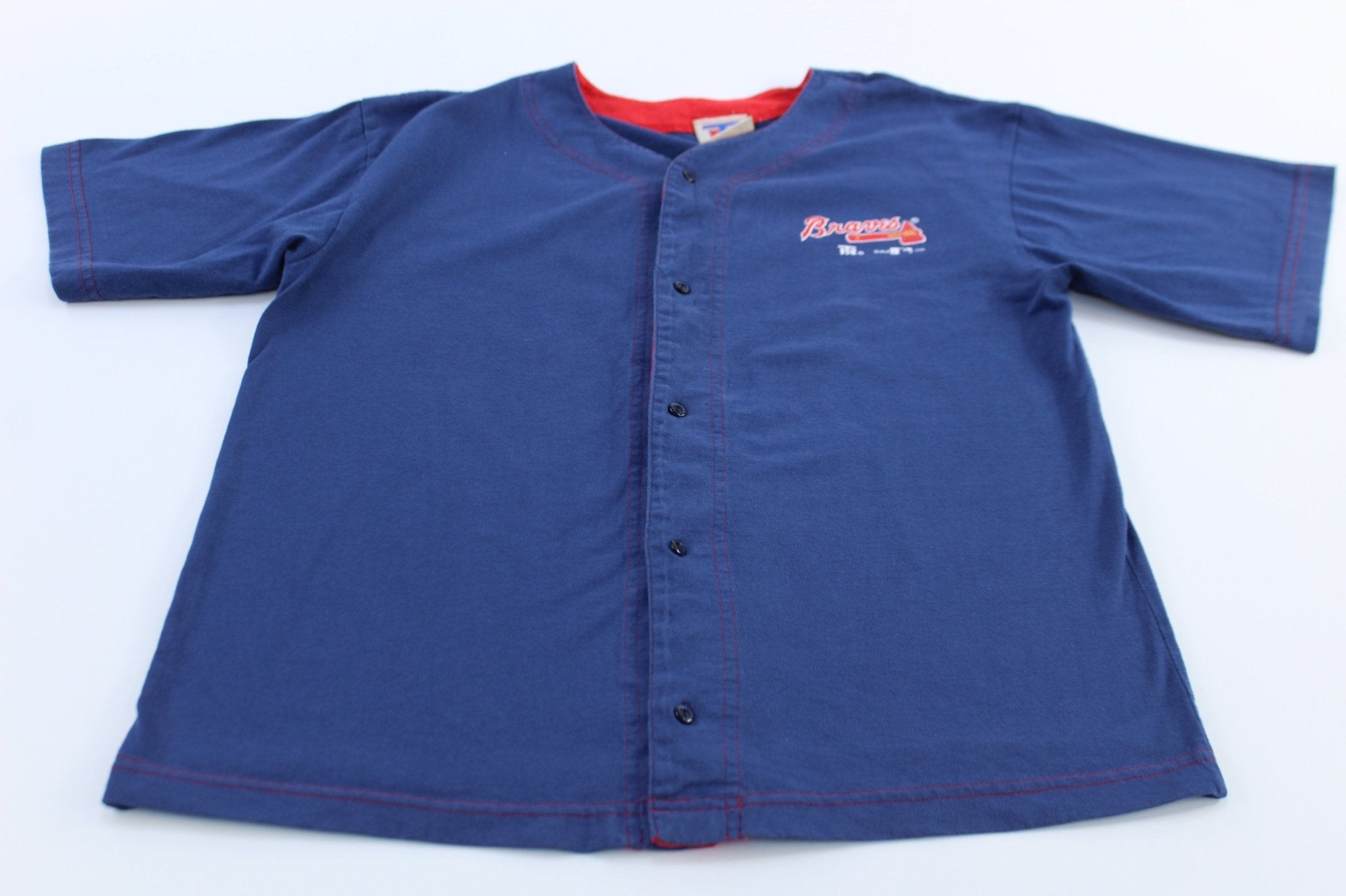 Youth 1996 Atlanta Braves Baseball Jersey - ThriftedThreads.com