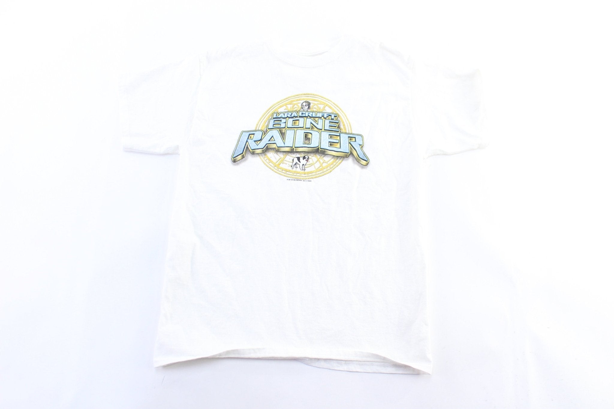 Youth 2001 Big Dogs Tomb Raider T-Shirt - ThriftedThreads.com