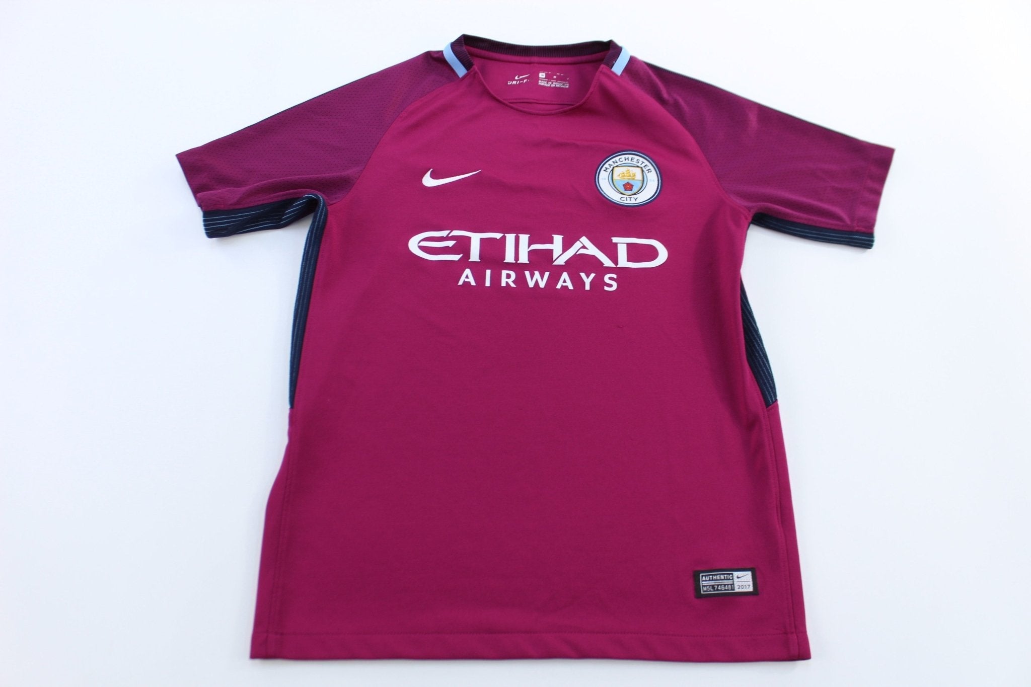 Youth 2017/18 Nike Manchester City Soccer Jersey - Jerseys/Tanks - Thrifted Threads