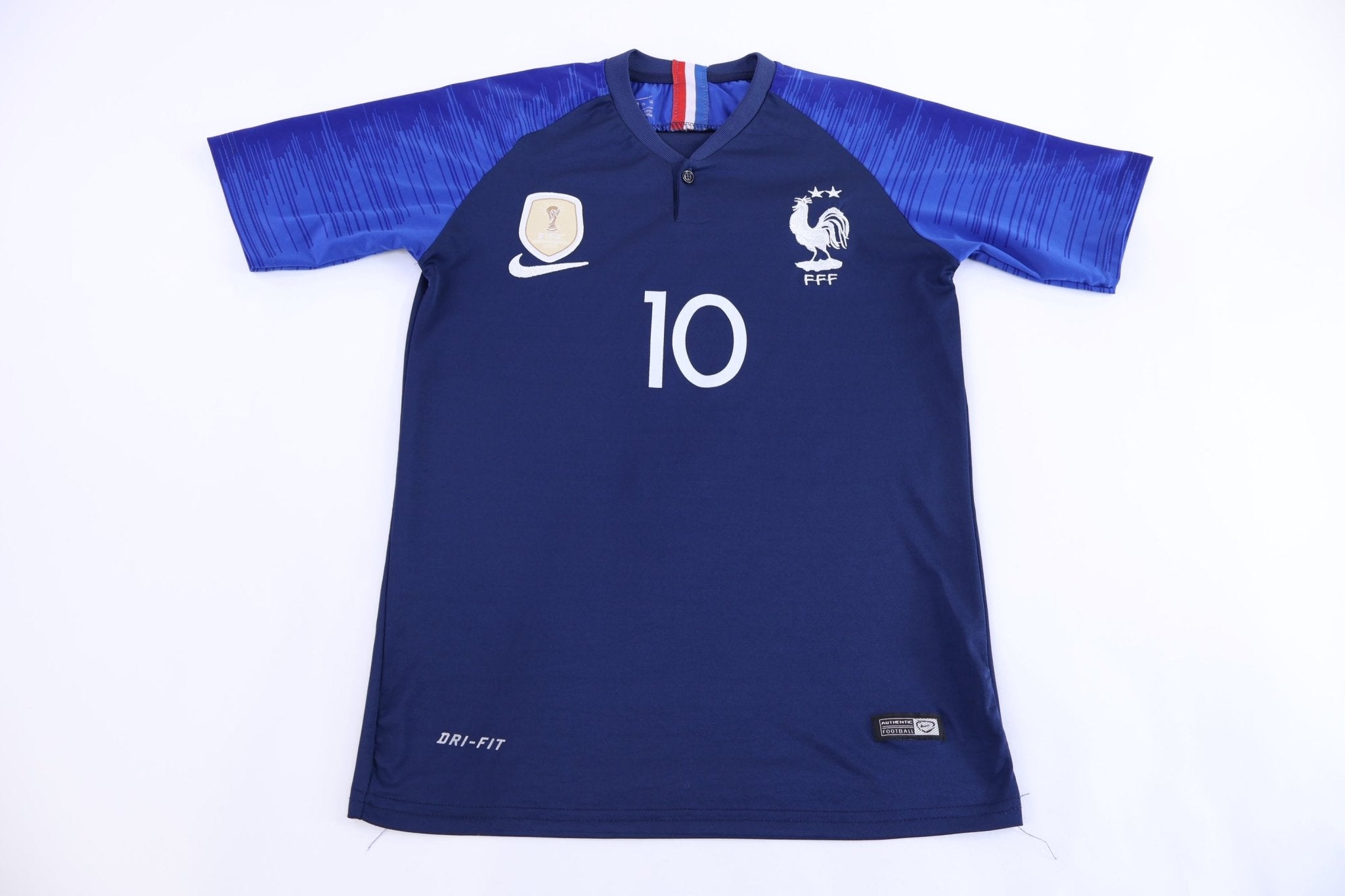 Youth 2018/19 Nike France Kylian Mbappe Soccer Jersey - Jerseys/Tanks - Thrifted Threads