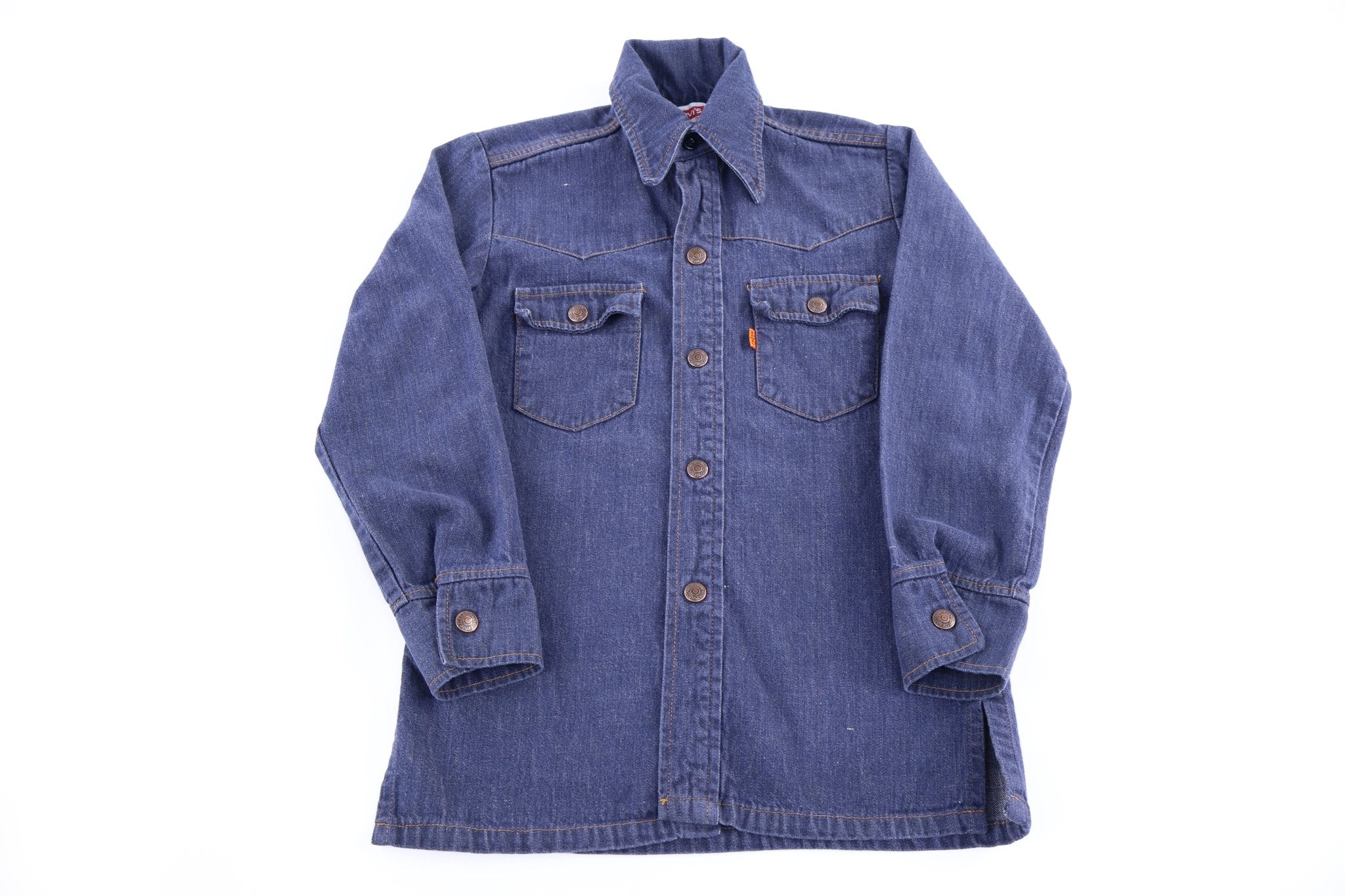 Youth 70's Levi's Orange Tab LS Button Down - Button Ups/Downs - Thrifted Threads