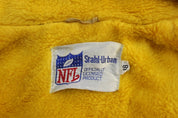 Youth 80's Pittsburgh Steelers Embroidered Zip Up Jacket - Jackets - Thrifted Threads