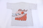 Youth 90's Cleveland Browns Football T-shirt - Shirts & Tops - Thrifted Threads
