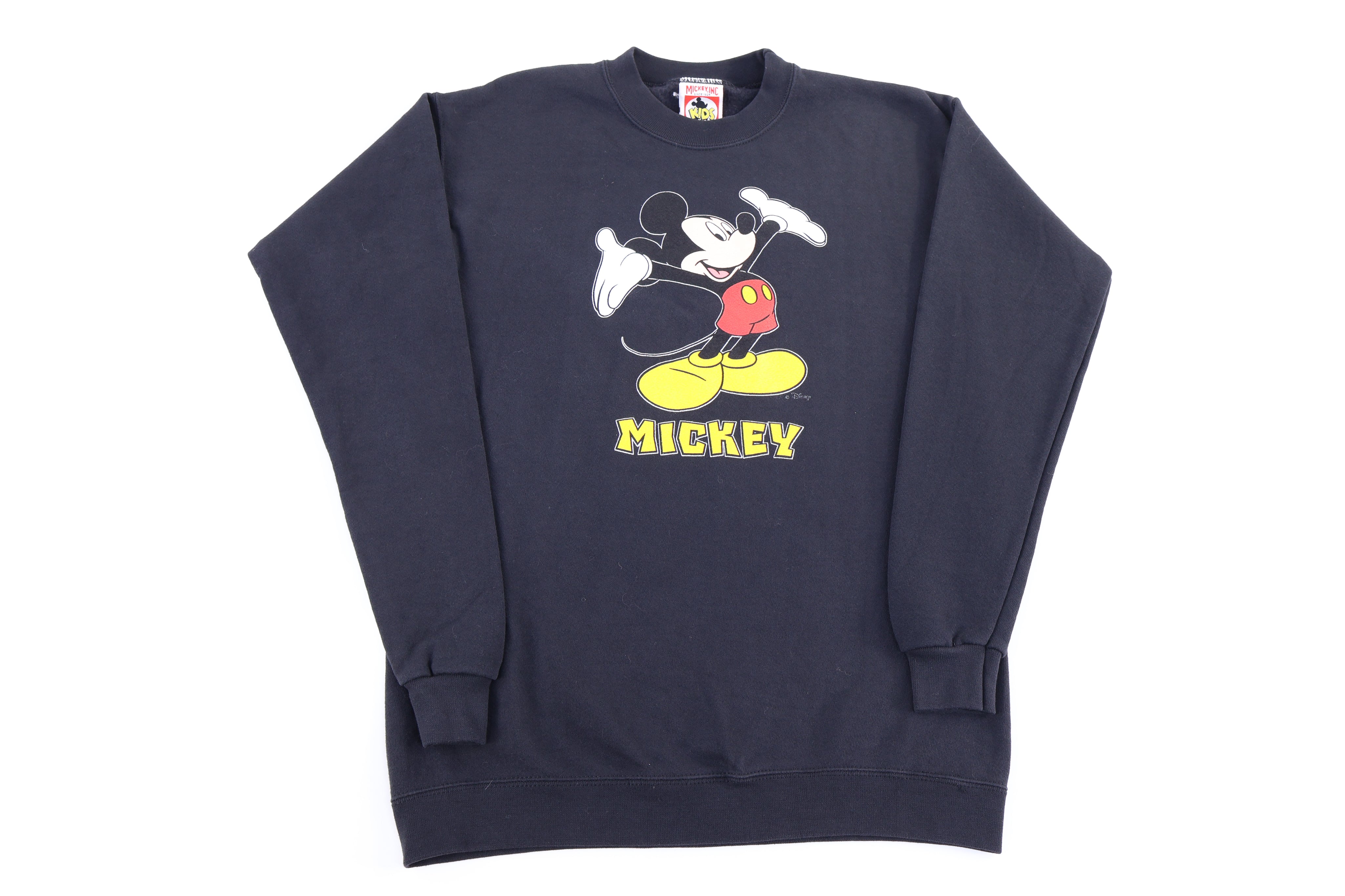 Youth 90's Mickey Mouse Graphic Sweatshirt - sweatshirt - Thrifted Threads