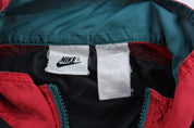 Youth 90's Nike Embroidered Logo Multicolored Zip Up Jacket - ThriftedThreads.com