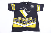 Youth 90's Pittsburgh Penguins Hockey T-shirt - Shirts & Tops - Thrifted Threads