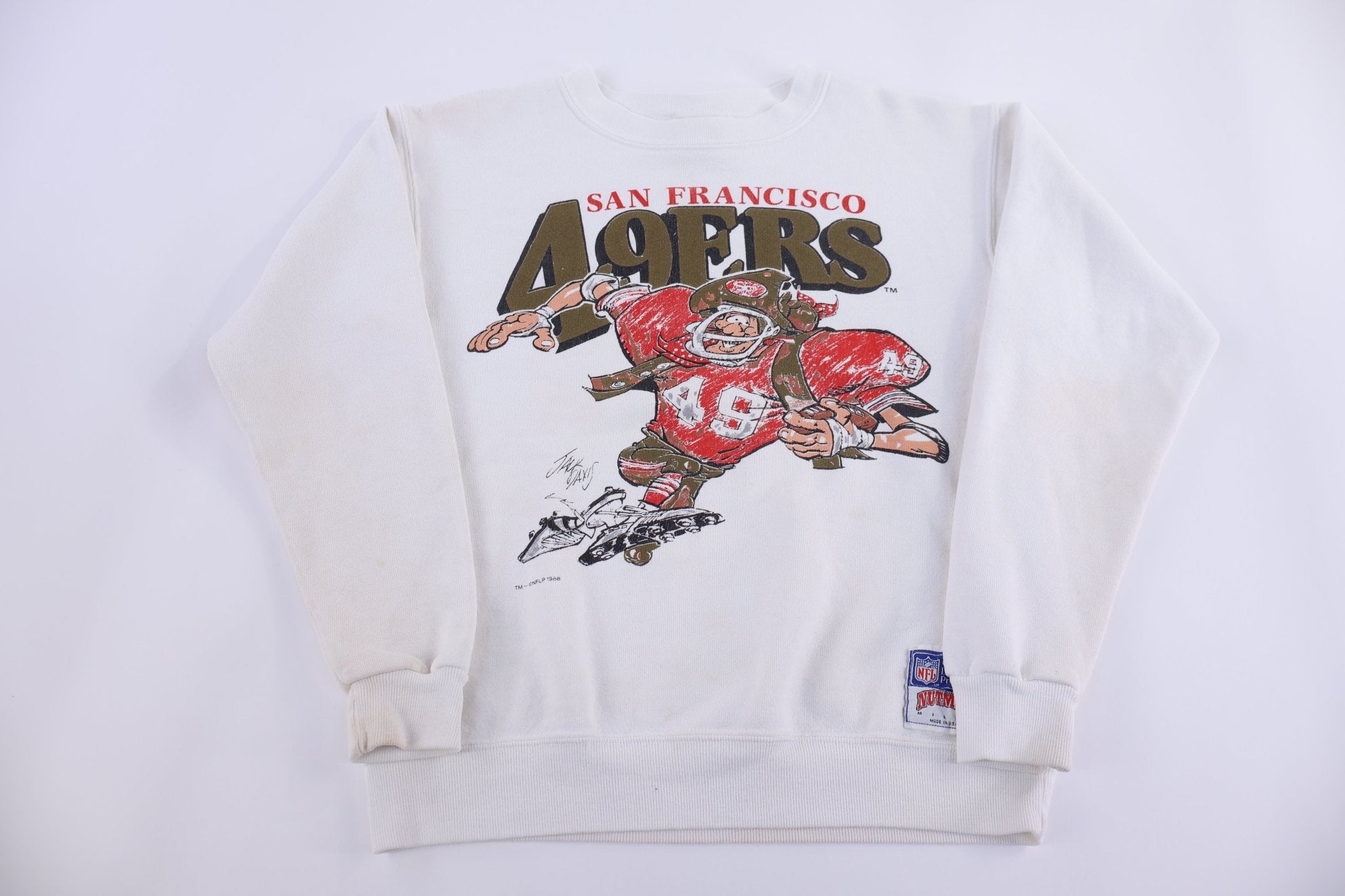 Youth 90's San Francisco 49ers Football Sweatshirt - Sweatshirt - Thrifted Threads