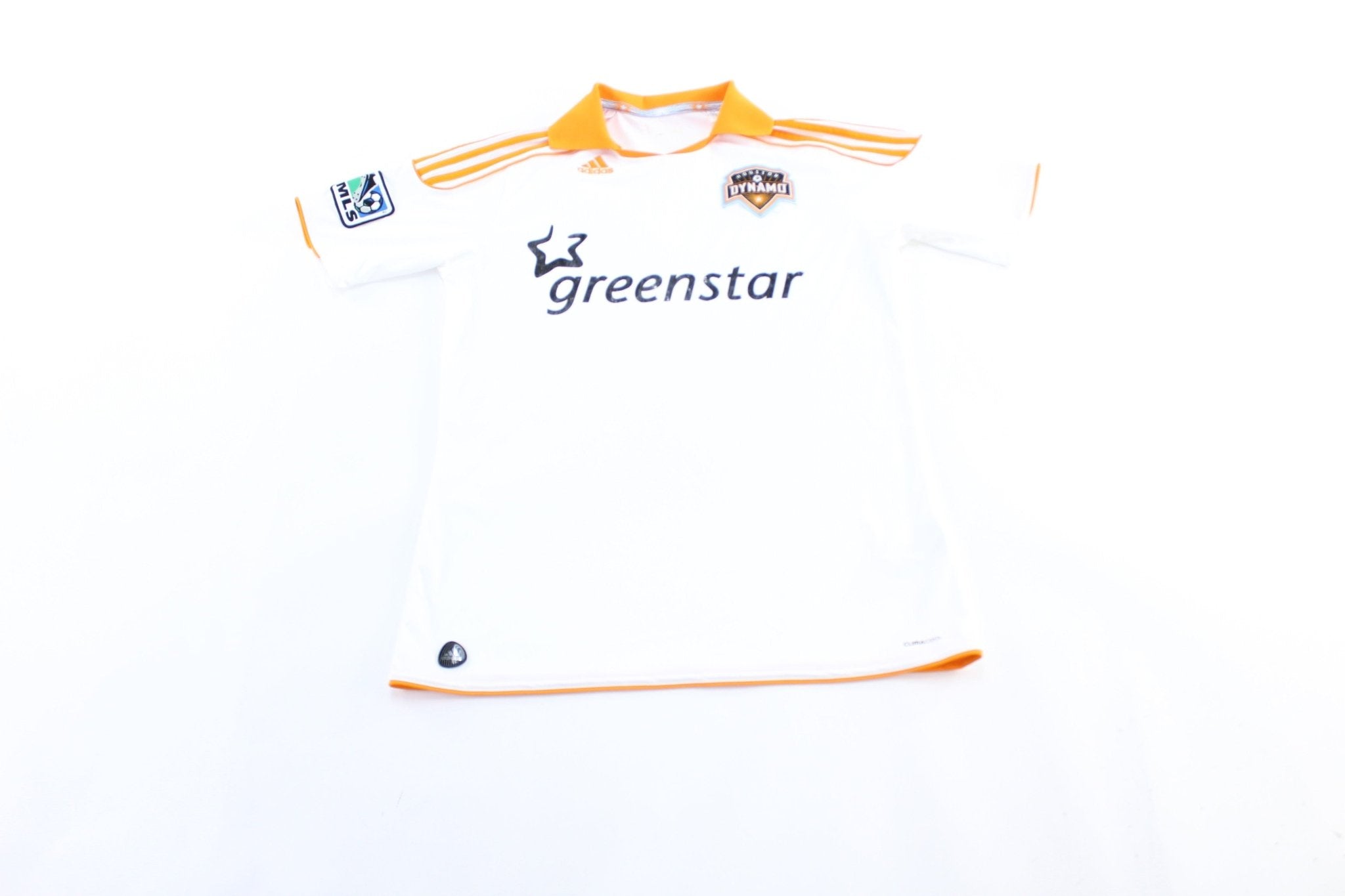 Youth Adidas Embroidered Logo Houston Dynamo Soccer Jersey - ThriftedThreads.com