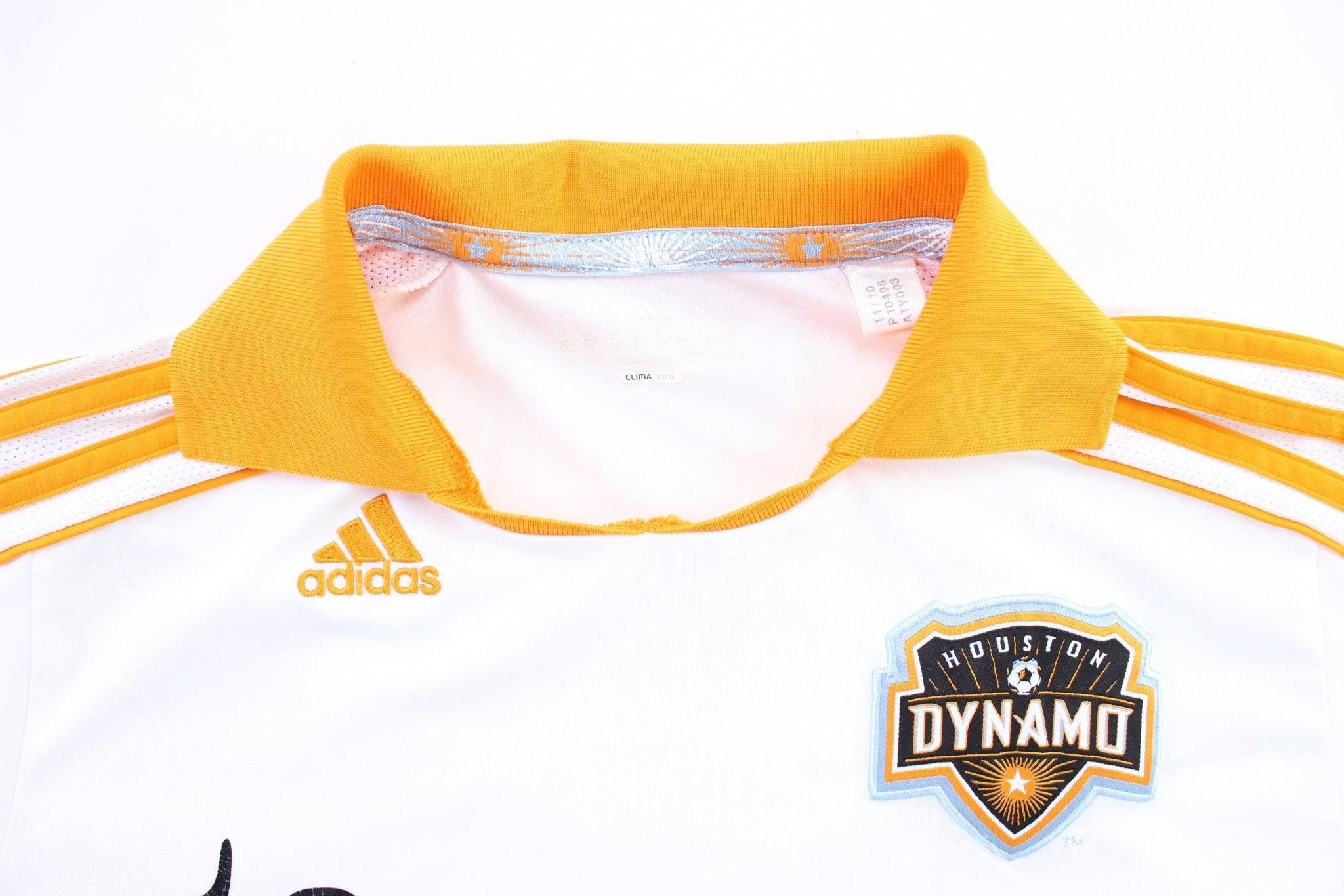 Youth Adidas Embroidered Logo Houston Dynamo Soccer Jersey - ThriftedThreads.com