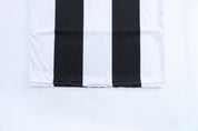 Youth Adidas Embroidered Logo Juventus Cristiano Ronaldo Soccer Striped Jersey - ThriftedThreads.com