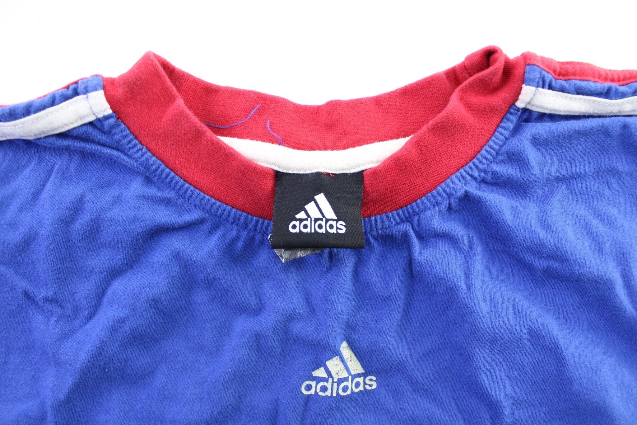 Youth Adidas Logo University of Kansas Jayhawks T-Shirt - ThriftedThreads.com