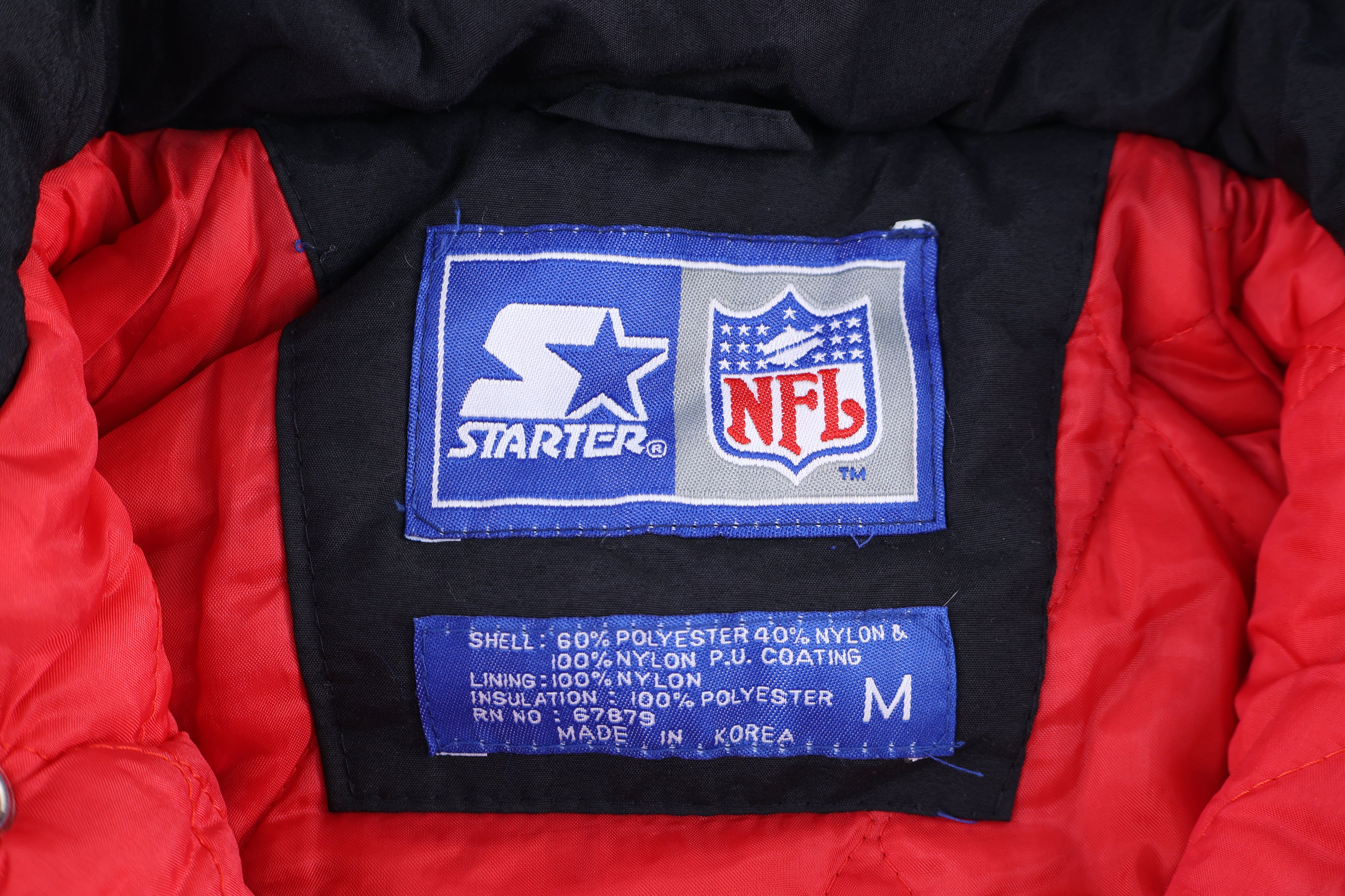 Youth Atlanta Falcons Football Full Zip Puffer Jacket - Jacket - Thrifted Threads