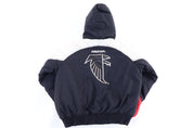 Youth Atlanta Falcons Football Full Zip Puffer Jacket - Jacket - Thrifted Threads
