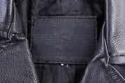 Youth Black Leather Jacket - Jacket - Thrifted Threads