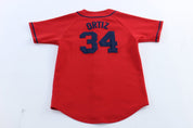 Youth Boston Red Sox David Ortiz Baseball Jersey - ThriftedThreads.com