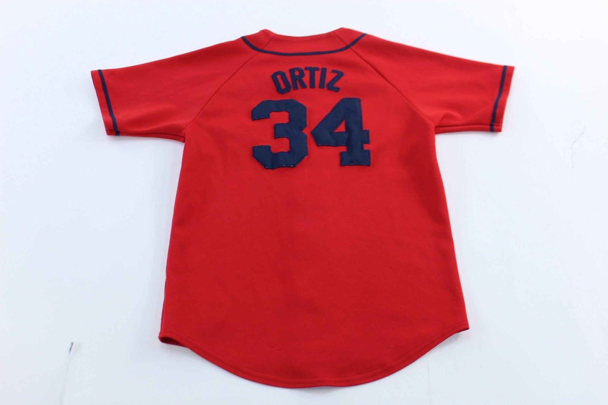 Youth Boston Red Sox David Ortiz Baseball Jersey - ThriftedThreads.com
