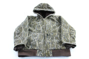 Youth Carhartt Logo Patch Bottomland Camo Hooded Jacket - ThriftedThreads.com
