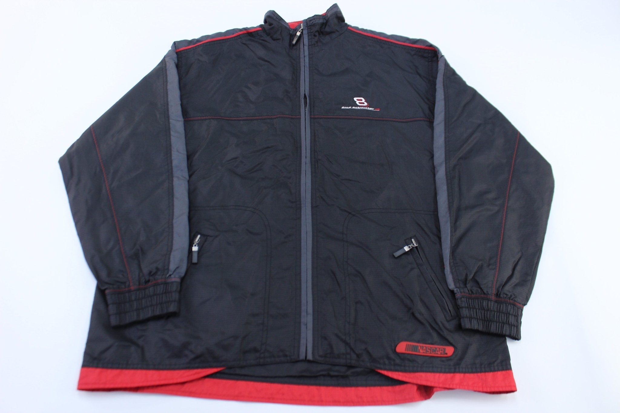 Youth Chase Authentics Embroidered Dale Earnhardt Jr Zip Up Jacket - Jacket - Thrifted Threads