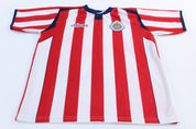 Youth Club Deportivo Guadalajara Striped Soccer Jersey - ThriftedThreads.com