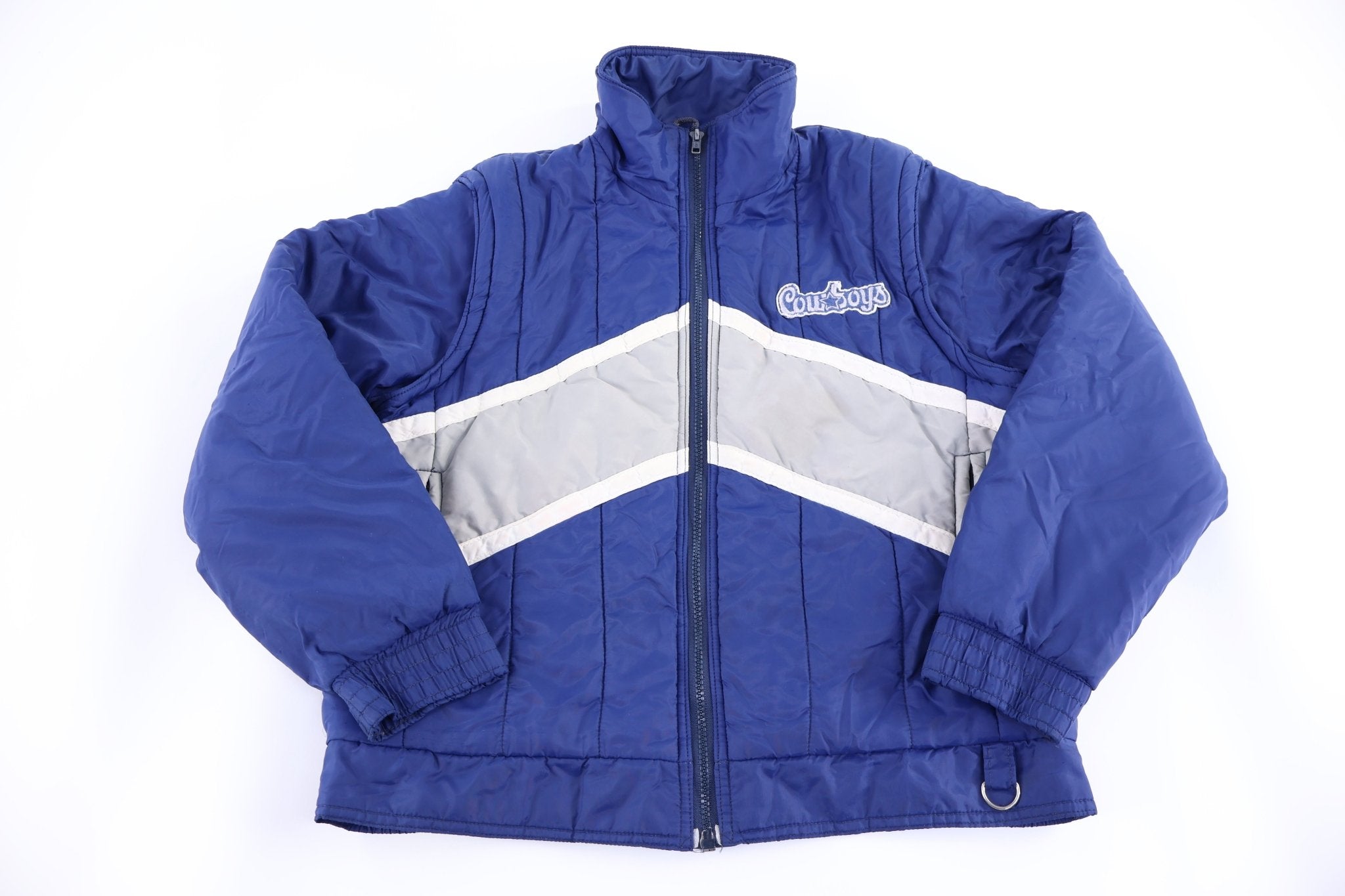 Youth Dallas Cowboys Football Full Zip Jacket - Jacket - Thrifted Threads