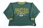 Youth Green Bay Packers Football Sweatshirt - Sweatshirts - Thrifted Threads