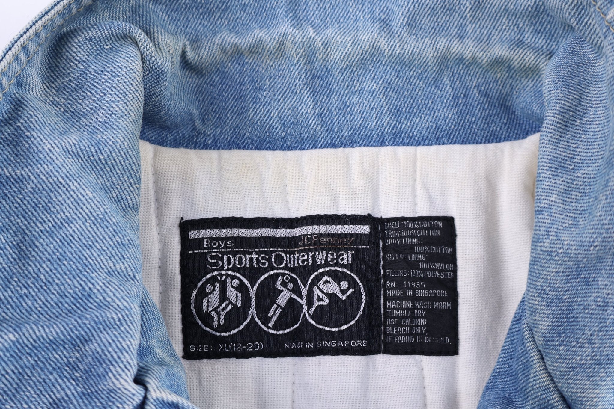 Youth JcPenney Sports Outwear Denim Jacket - Jacket - Thrifted Threads