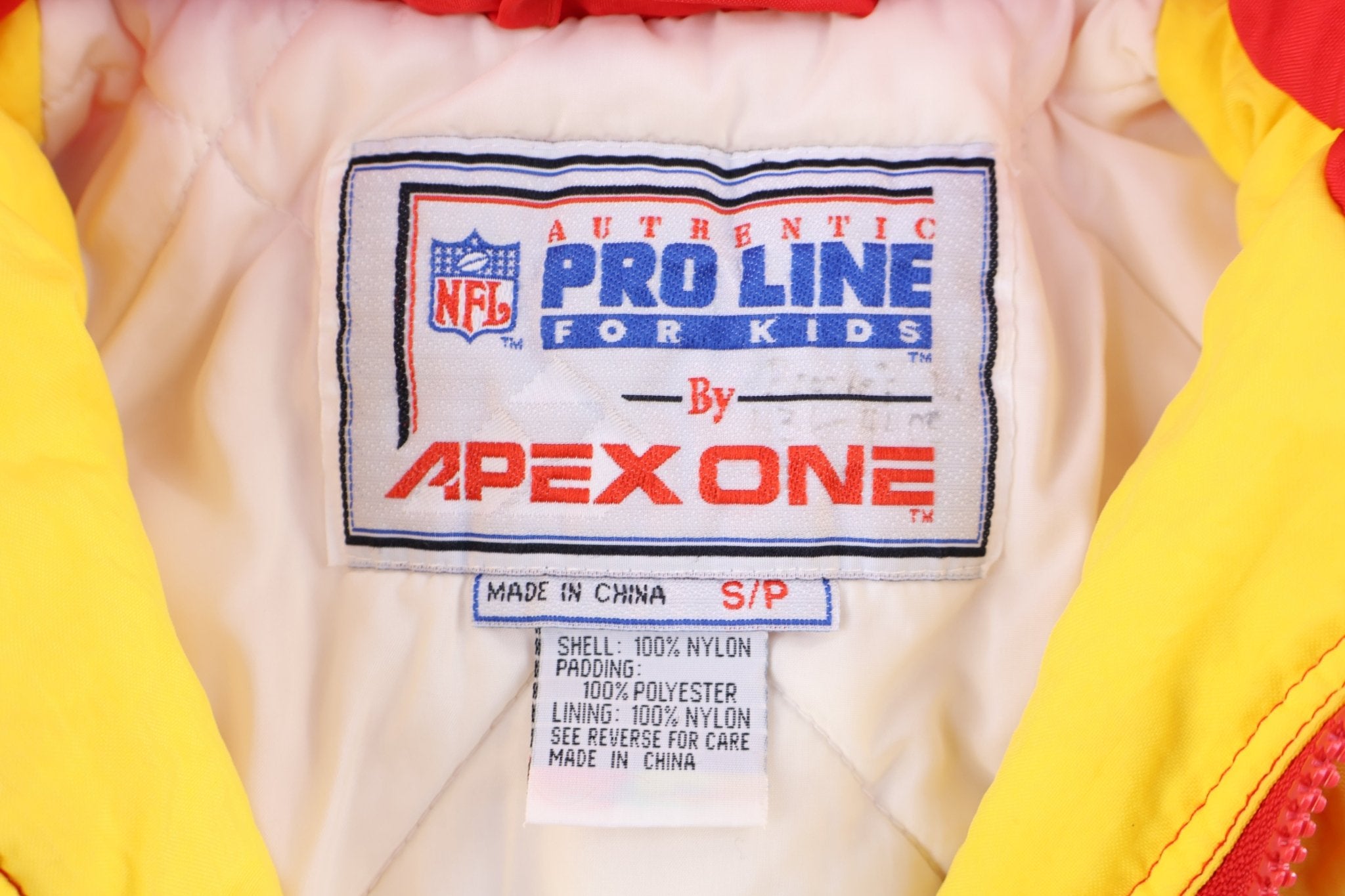 Youth Kansas City Chiefs Full Zip Puffer Jacket - Jacket - Thrifted Threads