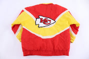 Youth Kansas City Chiefs Full Zip Puffer Jacket - Jacket - Thrifted Threads