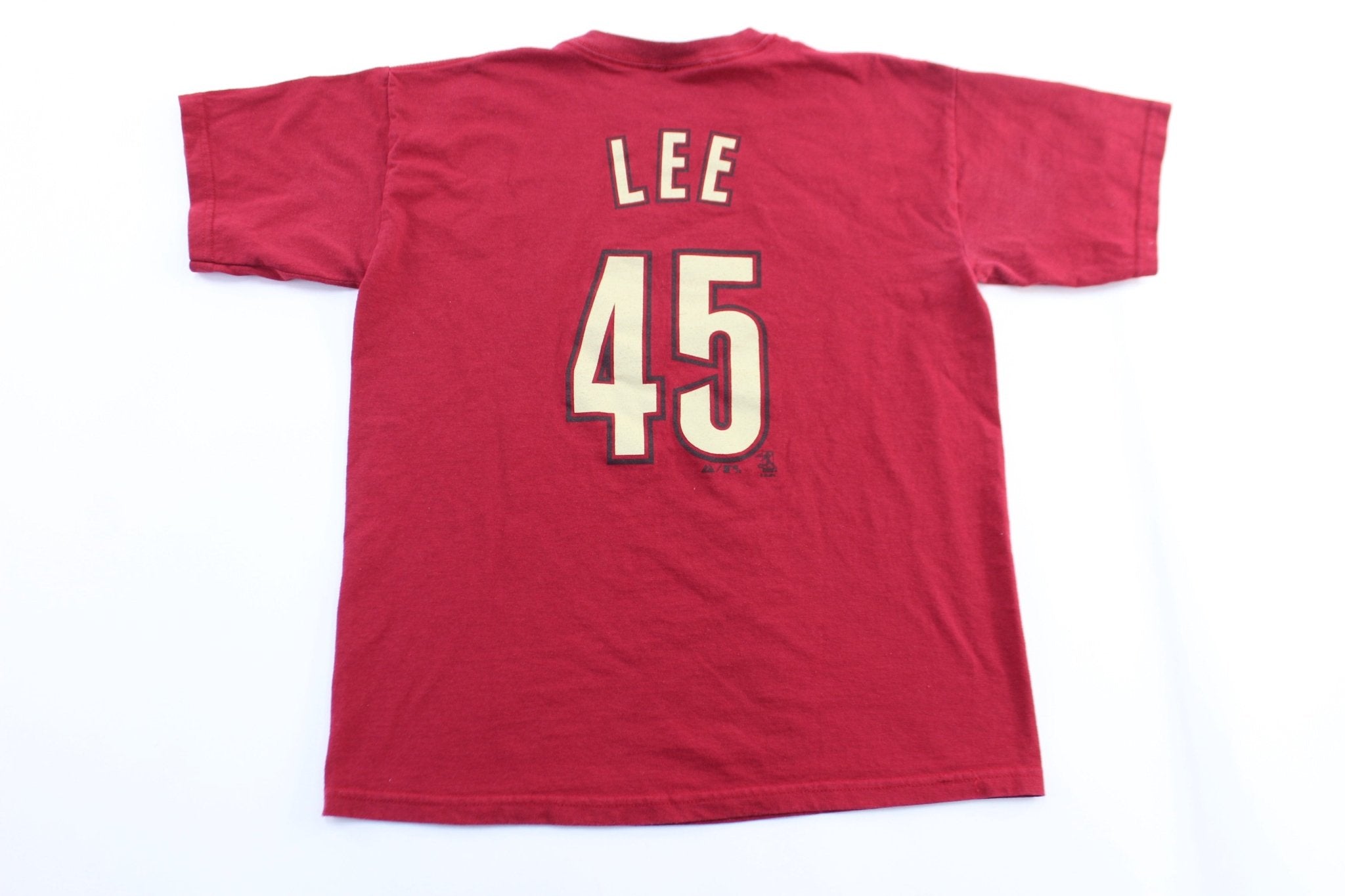 Youth Majestic Houston Astros Carlos Lee Jersey T-Shirt - ThriftedThreads.com