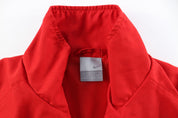 Youth Nike Embroidered Logo Black & Red Zip Up Jacket - Jackets - Thrifted Threads