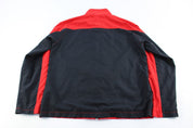 Youth Nike Embroidered Logo Black & Red Zip Up Jacket - Jackets - Thrifted Threads