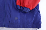 Youth Nike Embroidered Logo Blue & Red Zip Up Jacket - Jackets - Thrifted Threads