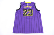 Youth Nike Los Angeles Lakers Lebron James Basketball Jersey - Jerseys/Tanks - Thrifted Threads