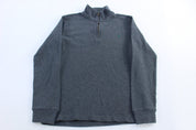 Youth Polo by Ralph Lauren Embroidered Logo Grey Quarter Zip Sweater - Sweater - Thrifted Threads
