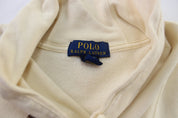 Youth Polo by Ralph Lauren Embroidered Logo Yellow Pullover Sweater - ThriftedThreads.com