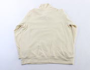 Youth Polo by Ralph Lauren Embroidered Logo Yellow Pullover Sweater - ThriftedThreads.com