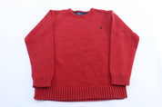 Youth Polo by Ralph Lauren Red Knit Sweater - ThriftedThreads.com