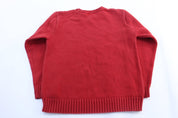 Youth Polo by Ralph Lauren Red Knit Sweater - ThriftedThreads.com
