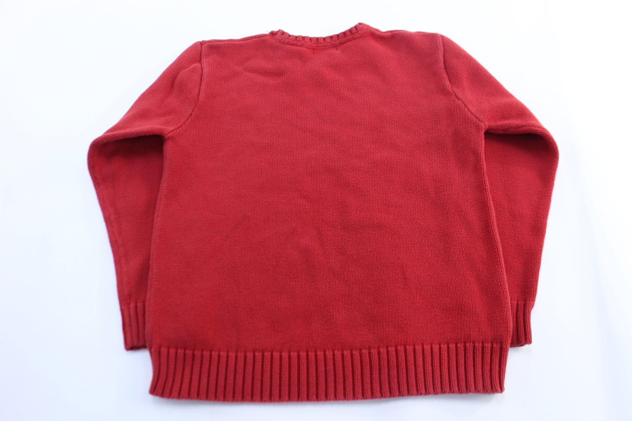 Youth Polo by Ralph Lauren Red Knit Sweater - ThriftedThreads.com