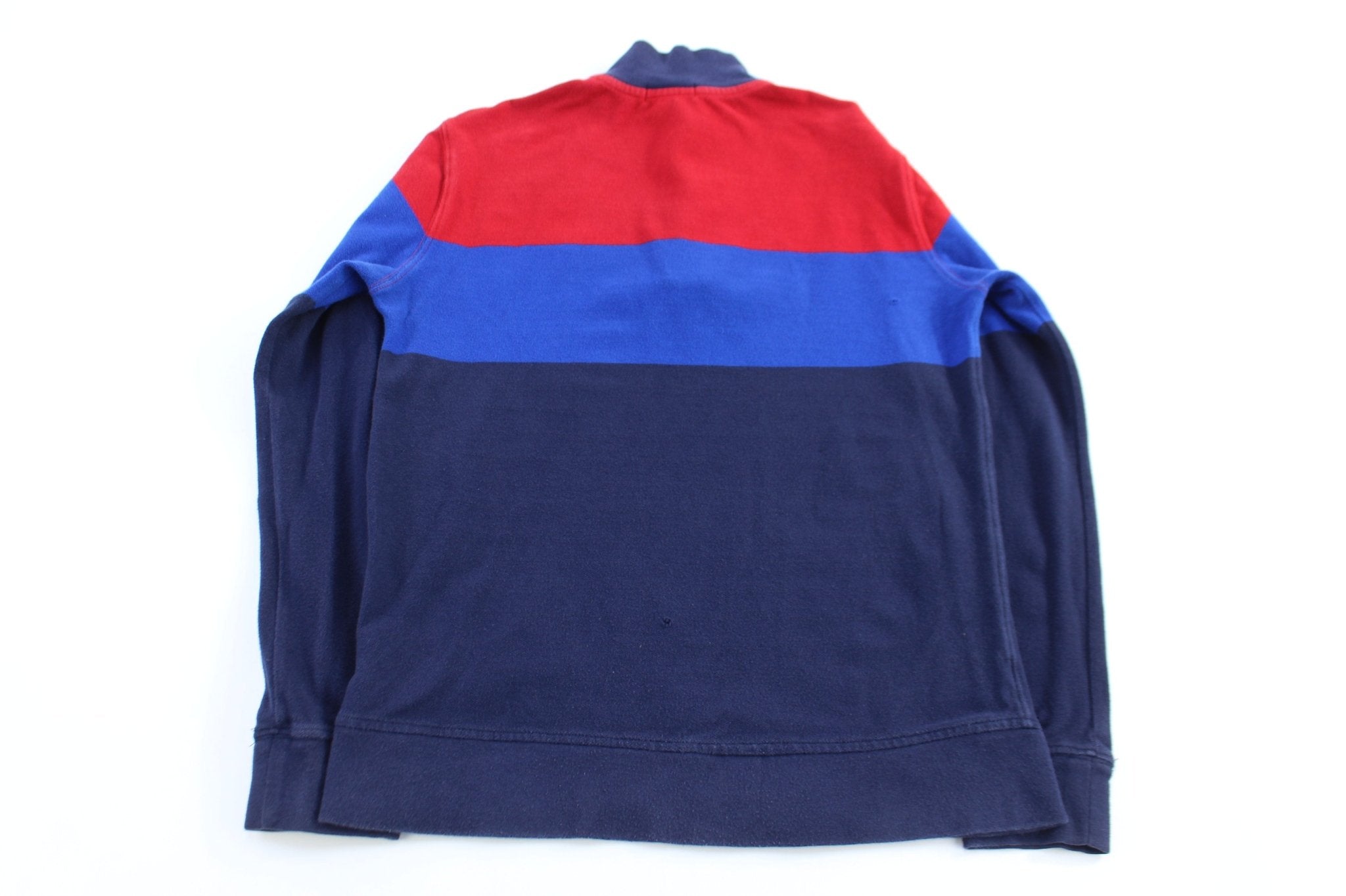 Youth Polo Ralph Lauren Red & Blue Quarter Zip Sweater - Sweater - Thrifted Threads