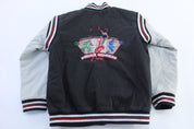 Youth Power Rangers SPD Embroidered Varsity Bomber Jacket - ThriftedThreads.com