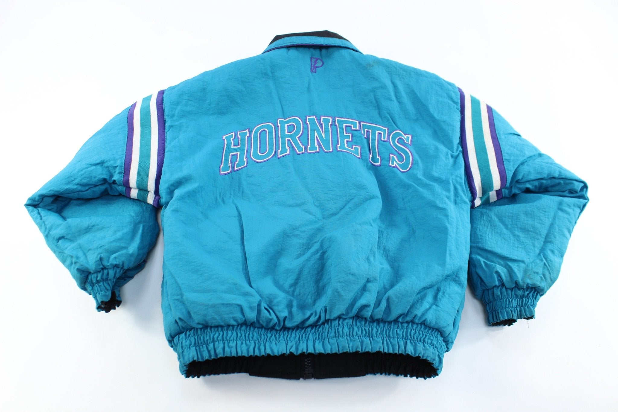 Youth Pro Player Charlotte Hornets Reversible Zip Up Jacket - ThriftedThreads.com