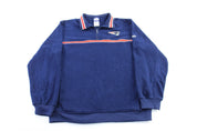 Youth Reebok Embroidered Logo New England Patriots Pullover Jacket - ThriftedThreads.com