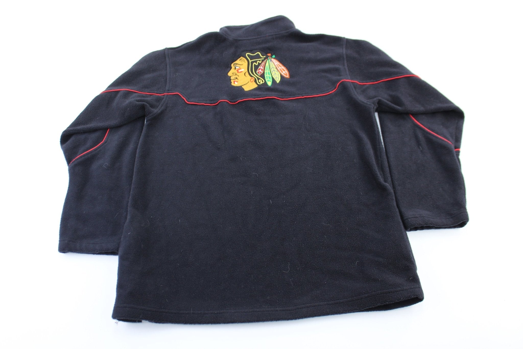 Youth Reebok Logo Chicago Blackhawks Pullover Jacket - ThriftedThreads.com