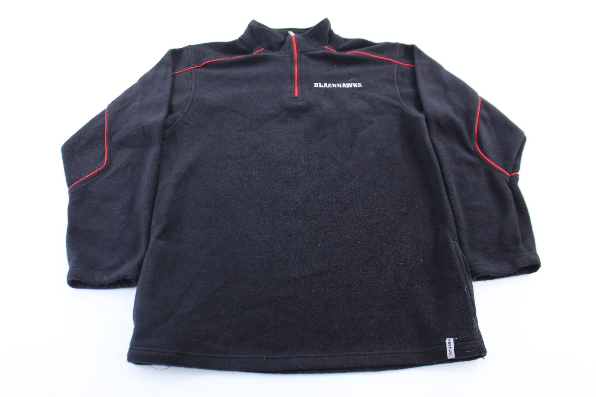 Youth Reebok Logo Chicago Blackhawks Pullover Jacket - Jackets - Thrifted Threads